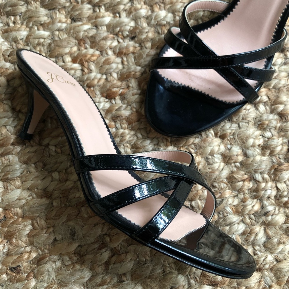 J Crew Skinny-strap sandals in patent leather. Size 5.5 - Picture 3 of 15
